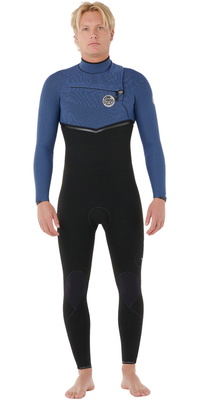 2025 Rip Curl Mens E-Bomb 5/3mm Chest Zip Wetsuit 17QMFS - Navy